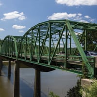 Highway 70 crossing the Caney Fork River near Center Hill Lake