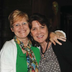 Nancy Canada, left, and Dorothy Clark-Van Meter have been keeping in touch through life’s ups and downs as pen pals for 50 years. Photograph by Debra Gibson Isaacs