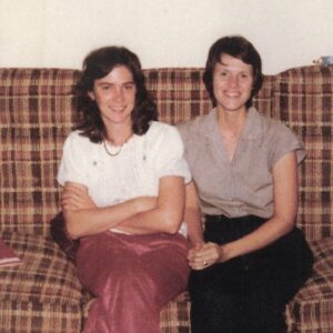 Dorothy and Nancy get together before Dorothy’s wedding in 1987. The pen pals’ letters would become less frequent over the next decade or so as children and careers demanded their attention.