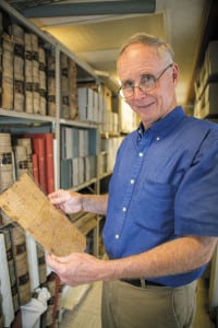 Paul Clements holds the first will ever written in what is now Davidson County. Jonathan Jennings’ will is dated 1780 and is housed in Nashville’s Metropolitan Government Archives. In his 11 years of research for his book, Clements pored over countless historical documents to gain first-person accounts of how Middle Tennessee was settled.