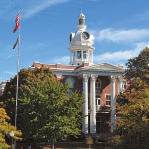 Rutherford County’s county seat was Murfreesborough until its spelling was changed in the mid-1800s.