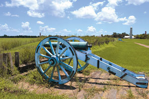 Though the area was devastated by Hurricane Katrina in 2005, the Chalmette National Battlefield is still an enjoyable historical destination.