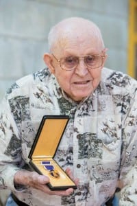 R. H. Pulliam and his Purple Heart