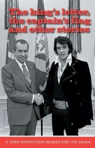 Tennessee History for Kids’ fifth-grade story booklet features the famous photograph of Elvis Presley, right, meeting President Richard Nixon at the White House.