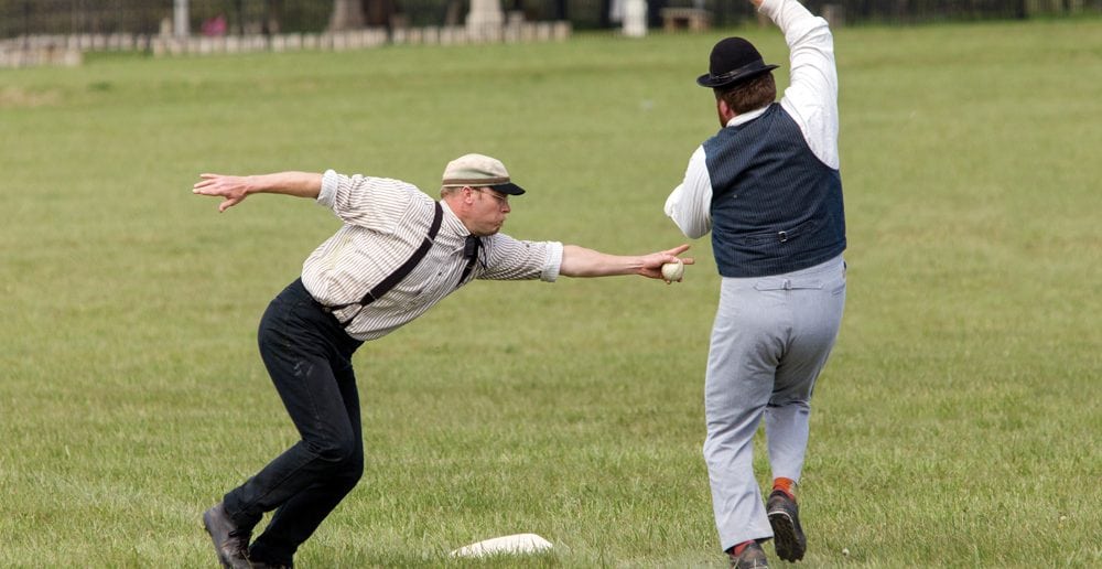 The dance of the game is demonstrated by a Stewart’s Creek Scouts ballist and his Franklin Ferrier opponent.