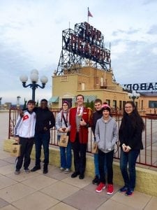 Students visit the Peabody Hotel during a trip to Memphis. Photographs courtesy of Jackie Smiley, MissTennKy Area Team chair.