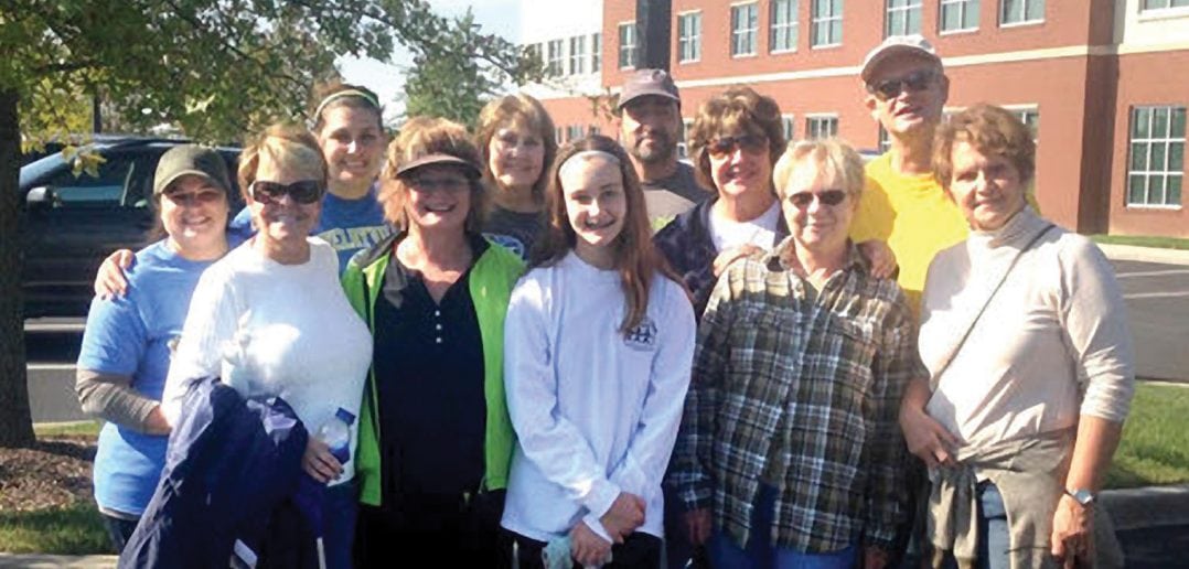 Friends and members of the Bedford Cancer Foundation participate in year-round activities to raise money and awareness. This group helped in a cleanup of U.S. 231 as part of the Adopt-A-Highway program.