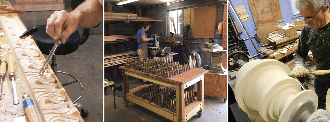 Each piece of the organ is carefully calibrated, not just for cosmetics and design, but for sound quality, pitch and tone.