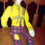 checkerboard doll