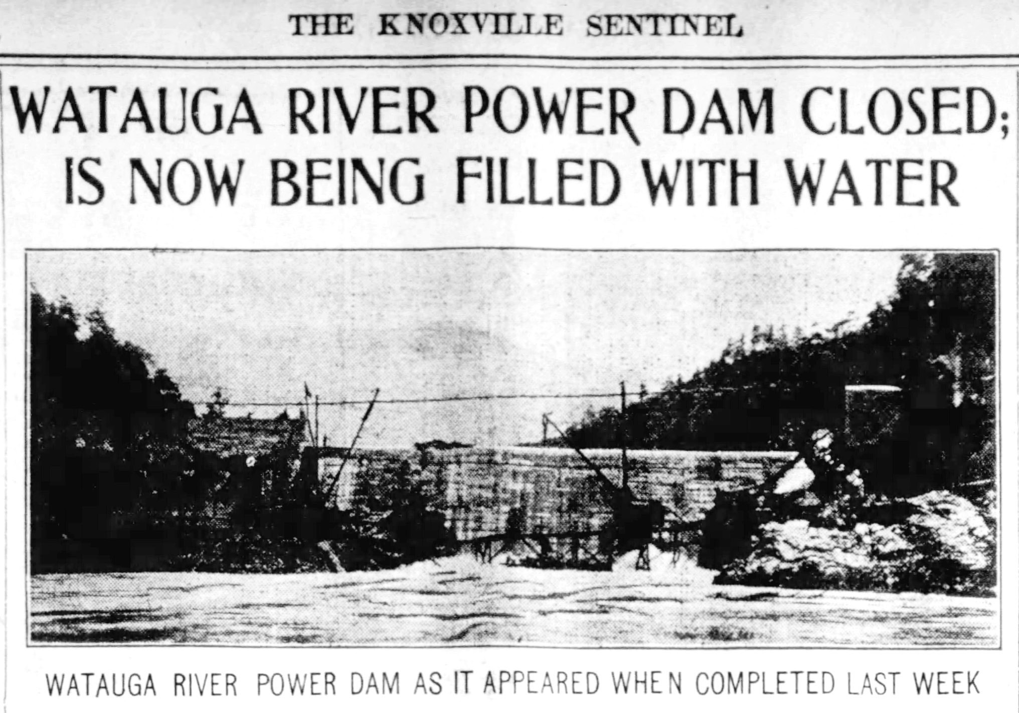 The Race to Build Tennessee’s First Hydroelectric DamBill Carey